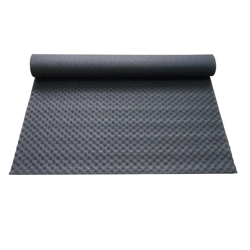 Centrifugal rubber soundproof pad