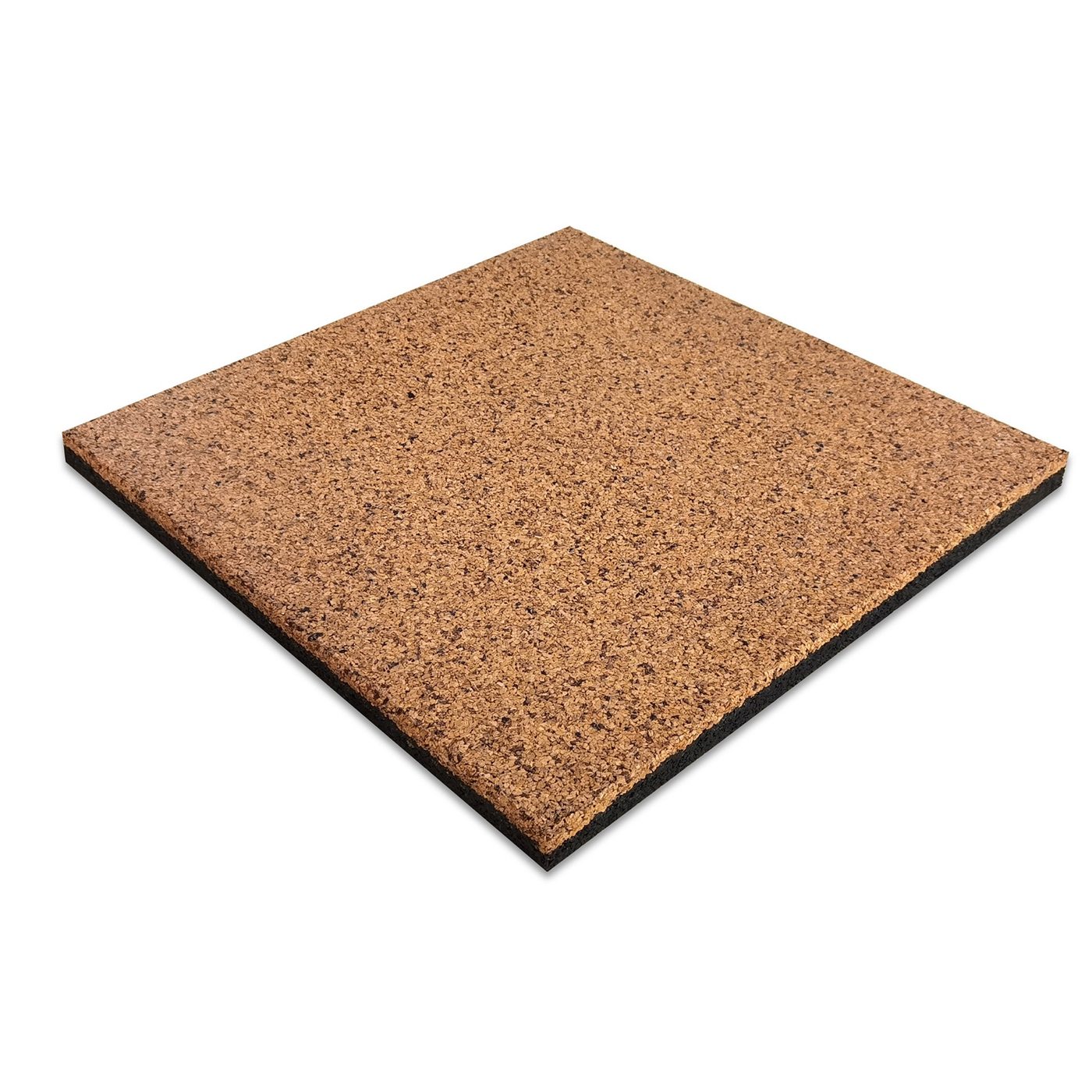 Cork rubber tiles