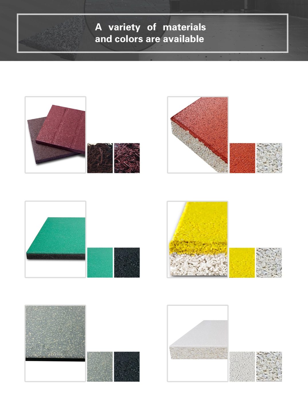 Shooting Range Odor-free Protective Rubber Mat detailed specification 3