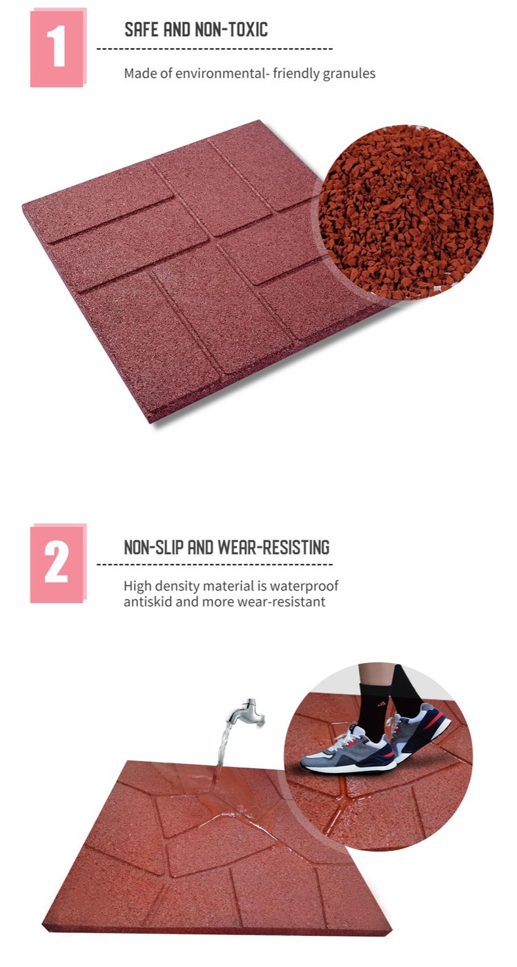 Double-sided Rubber Brick detailed specification 2