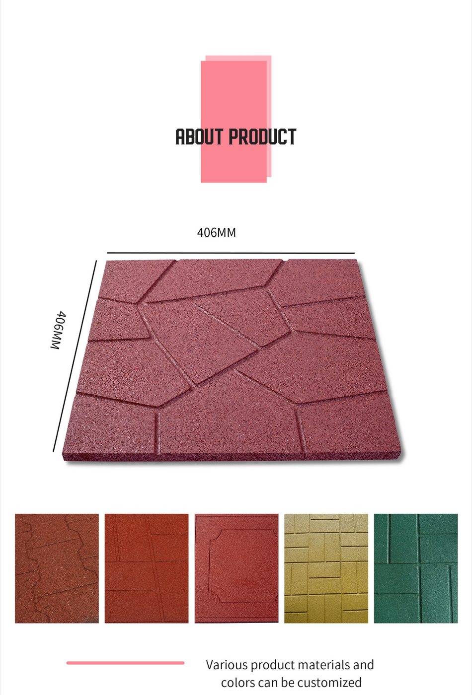 Double-sided Rubber Brick detailed specification 5