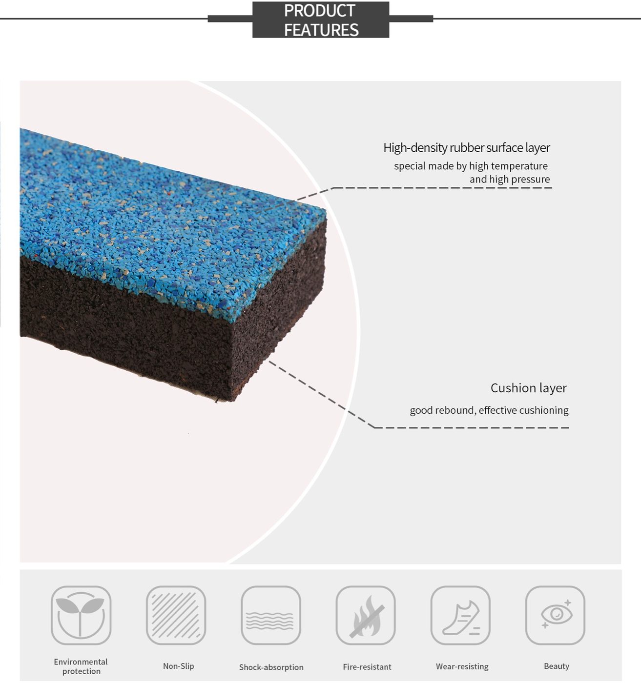 Brick Tile(T-GR-B-EBS) detailed specification 2