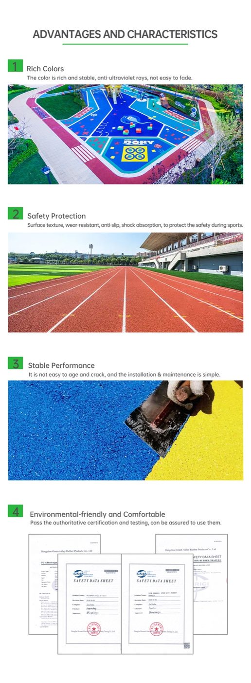 Mixed-type athletic track detailed technical sheet 3