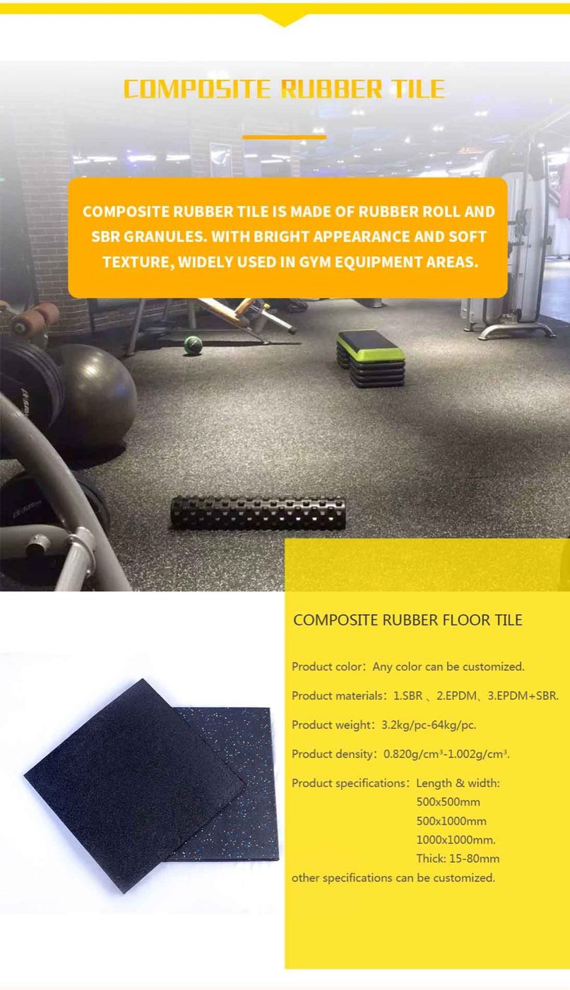 Composite Rubber Mat with Right Angle Edge detailed technical sheet 3