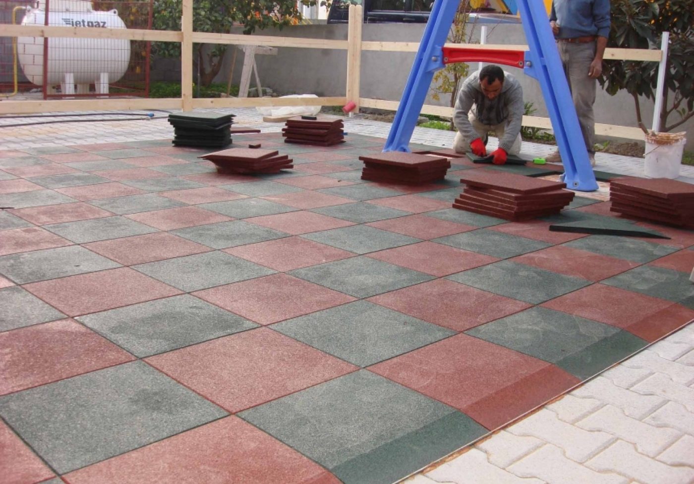 EPDM surface rubber floor mat detailed technical sheet 1