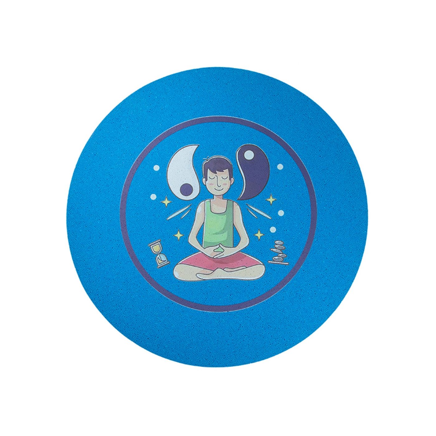 Home Used Non slip TPE soft anti-slip Round Yoga Mat view 2