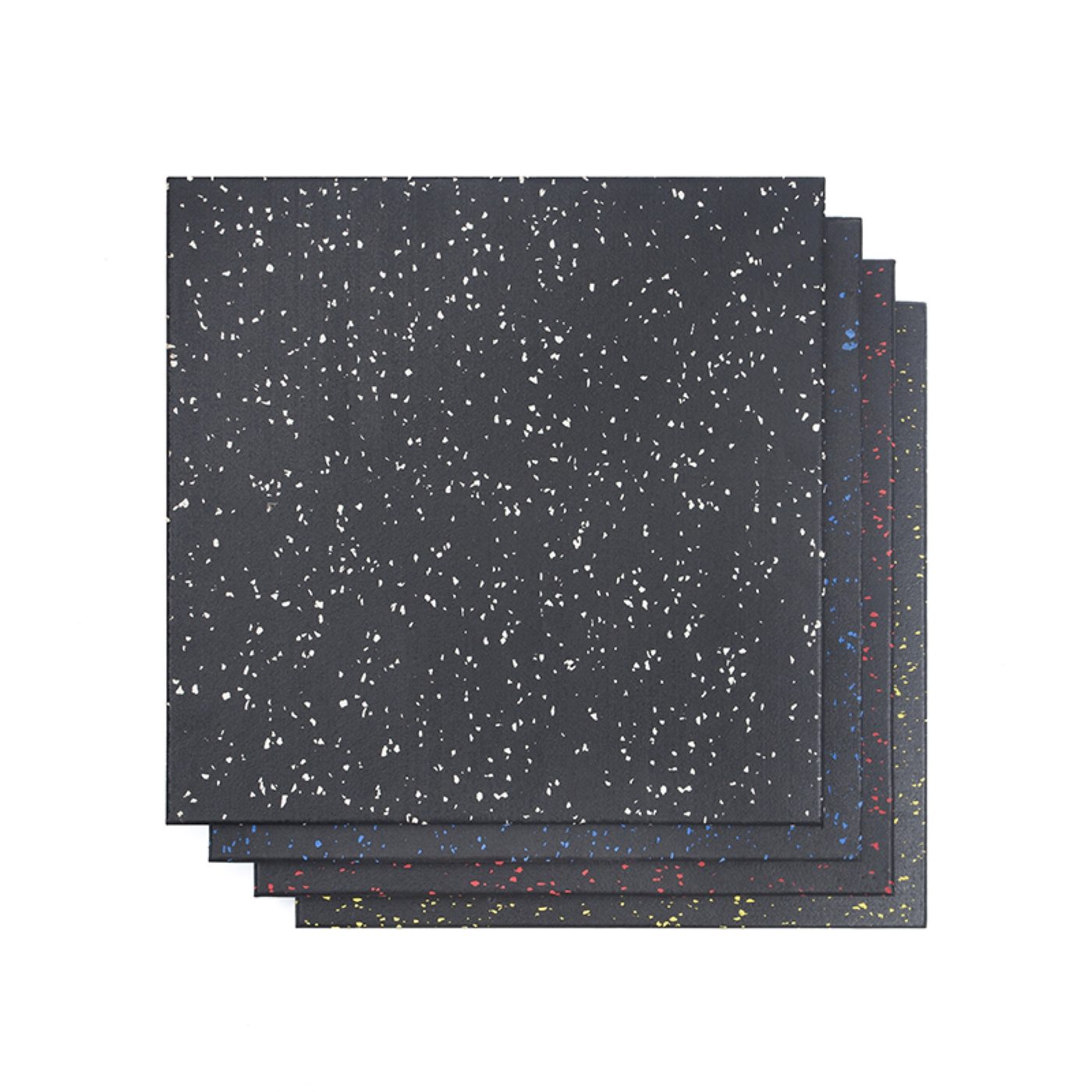 SBR black + 15% EPDM color rubber floor mat thumb 3
